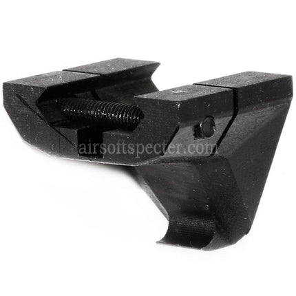 5KU Metal Strike Handstop with Rear Hook For Any 20mm Picatinny Rail Black