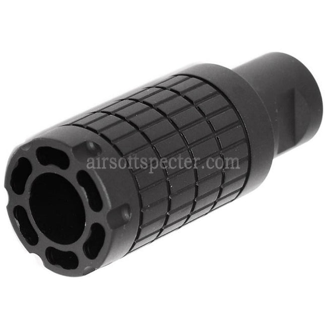 5KU Linear Compensator Flash Hider GEN-II For -14mm CCW Counter-Clockwise Thread Barrel Rifles Airsoft Black