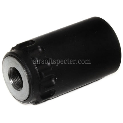 5KU 7.62 Taper Mount Flash Comp and Blast Shield Flash Hider For -14mm CCW Counter-Clockwise Thread Barrel Rifles Airsoft Black