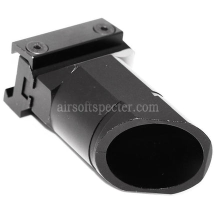 5KU CNC Aluminum PK-6 Foregrip Front Grip For 20mm Picatinny Rail AK Series Rifles Airsoft Black