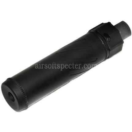 5KU 153mm/173mm SOCOM556 RC QD Suppressor Silencer with Flash Hider For -14mm CCW Counter-Clockwise Thread Barrel Rifles Airsoft Black