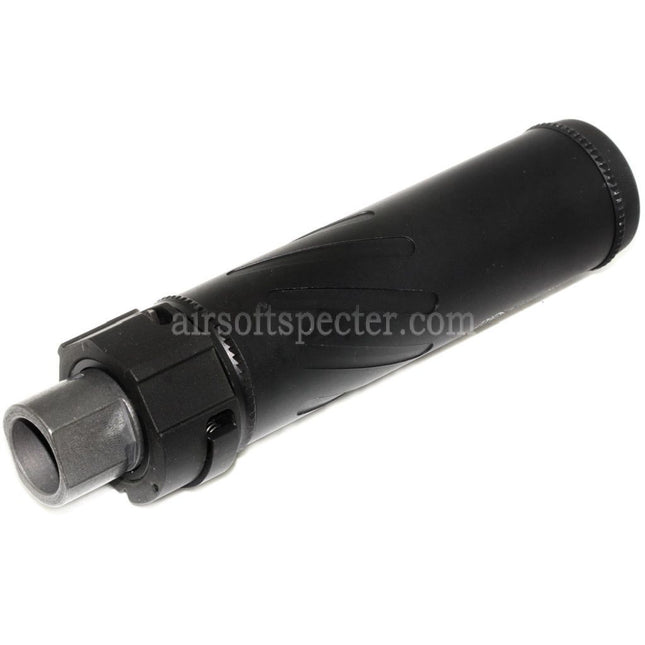 5KU 153mm/173mm SOCOM556 RC QD Suppressor Silencer with Flash Hider For -14mm CCW Counter-Clockwise Thread Barrel Rifles Airsoft Black