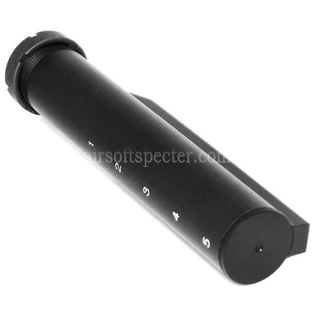 5KU 5-Positions Stock Buffer Tube For M4 M16 Series AEG Rifles Airsoft Black