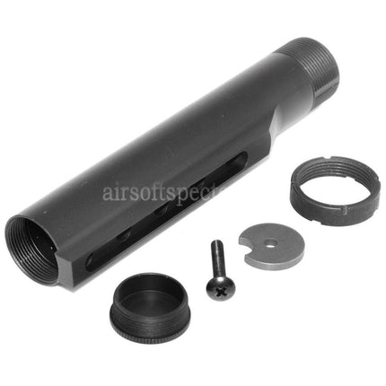 5KU 5-Positions Stock Buffer Tube For M4 M16 Series AEG Rifles Airsoft Black