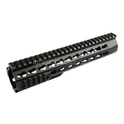 CYMA Aluminum 10 Inches 255mm Keymod Handguard Rail System For Tokyo Marui APS CYMA M4 M16 Series AEG Rifles Airsoft Black