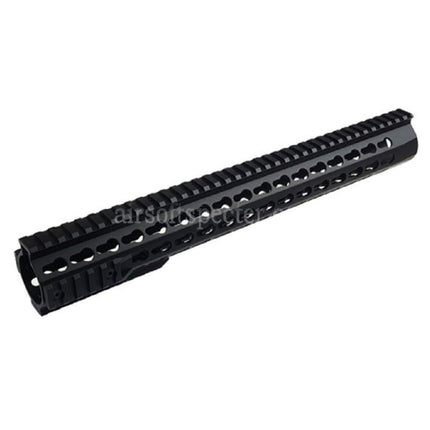 CYMA Aluminum URX4 14.5 Inches 380mm Keymod Handguard Rail System For Tokyo Marui APS CYMA M4 M16 Series AEG Rifles Airsoft Black