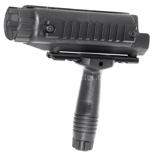 CYMA Handguard Rail System & Foregrip with Outer Barrel For MP5 Series AEG Rifles Airsoft Black