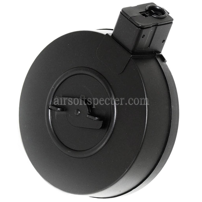 AIRSOFT SPECTER 370rd Drum Magazine For WELL R2 Tokyo Marui Vz61 SCORPION Series SMG Rifles Black