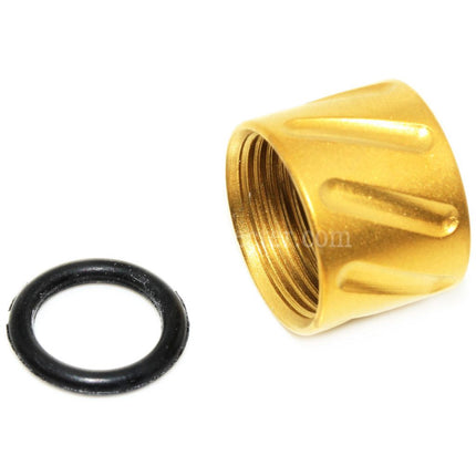 5KU Diagonals Knurled Thread Protector Barrel Cover -14mm CCW Counter-clockwise Thread For Tokyo Marui G17 GBB Pistols Airsoft