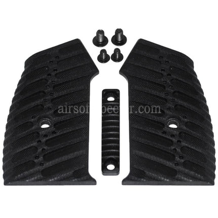 5KU Changeable Complete Modular Pistol Grip Set (Ball) For M4 M16 Series GBB Rifles Airsoft Black