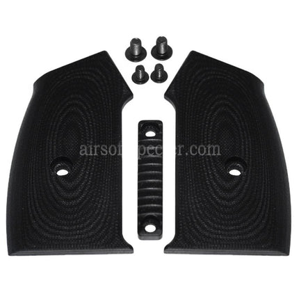 5KU Changeable Complete Modular Pistol Grip Set (Knurly) For M4 M16 Series GBB Rifles Airsoft Black