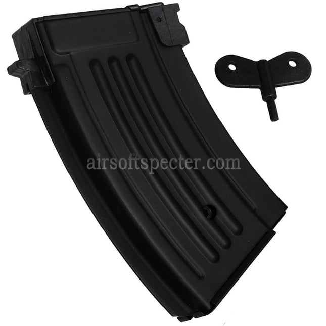 AIRSOFT SPECTER 250rd AK Beta Hi-Cap Magazine For AK Series AEG Rifles Black