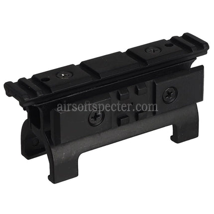 AIRSOFT SPECTER 20mm Upper and Side Rail Mount Base For MP5 Series AEG GBB Rifles Black