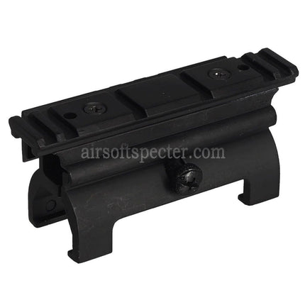 AIRSOFT SPECTER 20mm Upper and Side Rail Mount Base For MP5 Series AEG GBB Rifles Black