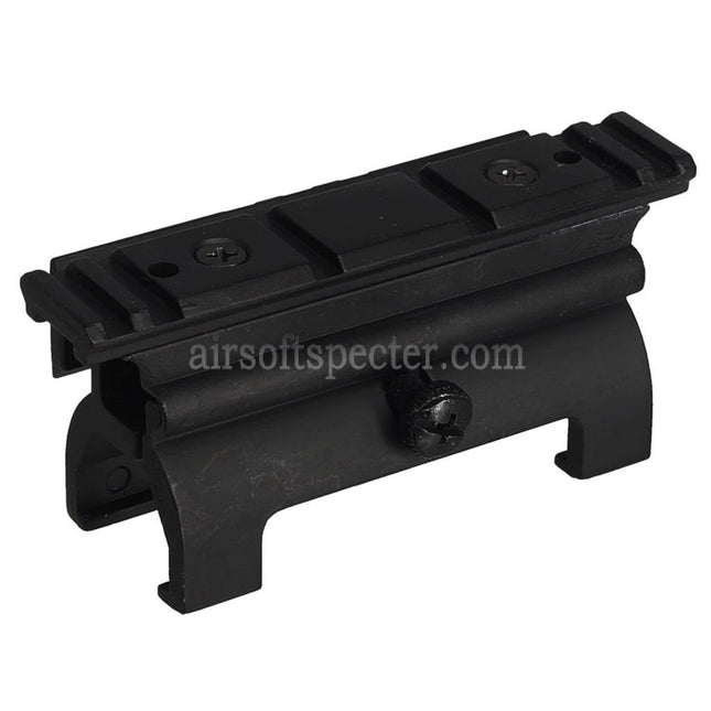 AIRSOFT SPECTER 20mm Upper and Side Rail Mount Base For MP5 Series AEG GBB Rifles Black