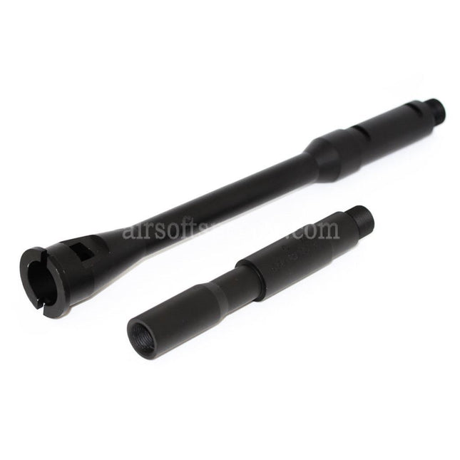 5KU 14.5 Aluminium M4A1 Outer Barrel -14mm CCW Counter-Clockwise Thread For WA M4 M16 Series GBB Rifles Airsoft Black