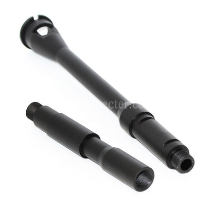 5KU 14.5 Aluminium M4A1 Outer Barrel -14mm CCW Counter-Clockwise Thread For WA M4 M16 Series GBB Rifles Airsoft Black