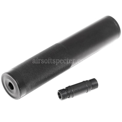 AIRSOFT SPECTER Silencer Suppressor -/+14mm CW/CCW with Adaptor Suitable For Tokyo Marui WELL R2 Vz61 Scorpion AEP SMG Rifles Airsoft