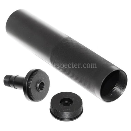 AIRSOFT SPECTER Silencer Suppressor -/+14mm CW/CCW with Adaptor Suitable For Tokyo Marui WELL R2 Vz61 Scorpion AEP SMG Rifles Airsoft