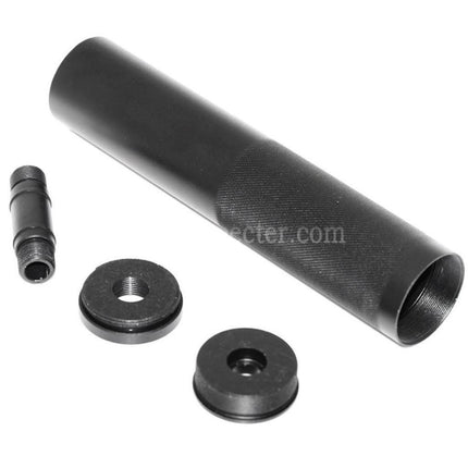 AIRSOFT SPECTER Silencer Suppressor -/+14mm CW/CCW with Adaptor Suitable For Tokyo Marui WELL R2 Vz61 Scorpion AEP SMG Rifles Airsoft