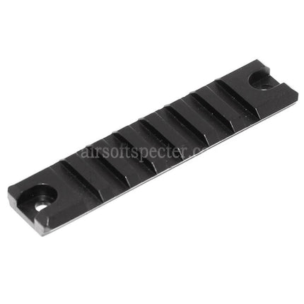AIRSOFT SPECTER 90mm Full Metal Small Side Rail For WELL Tokyo Marui MP7A1 R4 AEP SMG Rifles Black