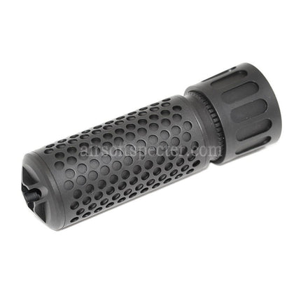 5KU 125mm 5 Inches KAC Style QDC/CQB Suppressor Silencer with Flash Hider For -14mm CCW Counter-Clockwise Thread Barrel Rifles Airsoft