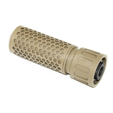 5KU 125mm 5 Inches KAC Style QDC/CQB Suppressor Silencer with Flash Hider For -14mm CCW Counter-Clockwise Thread Barrel Rifles Airsoft