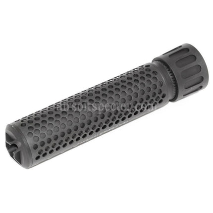 5KU 179mm 7 pouces KAC Style QDC/CQB Suppresseur Silencieux avec Cache-Flamme Pour Fusils Airsoft à Filetage -14mm CCW Anti-Horaire