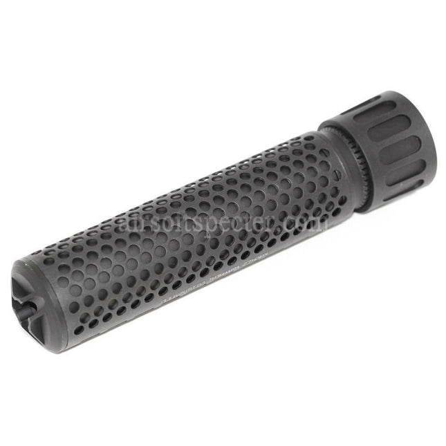 5KU 179mm 7 Inches KAC Style QDC/CQB Suppressor Silencer with Flash Hider For -14mm CCW Counter-Clockwise Thread Barrel Rifles Airsoft