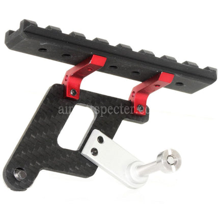 Rail de montage de lunette en carbone 5KU Shooters pour pistolets airsoft GBB Tokyo Marui Hi-Capa Series
