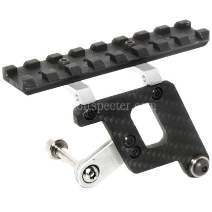 Rail de montage de lunette en carbone 5KU Shooters pour pistolets airsoft GBB Tokyo Marui Hi-Capa Series