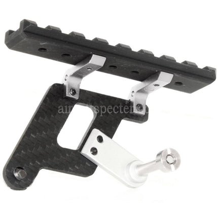 Rail de montage de lunette en carbone 5KU Shooters pour pistolets airsoft GBB Tokyo Marui Hi-Capa Series