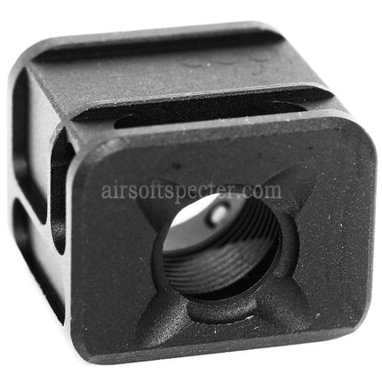 5KU SPARC-M Compensator -14mm CCW For Tokyo Marui G17 G18C GBB Pistols Airsoft Black