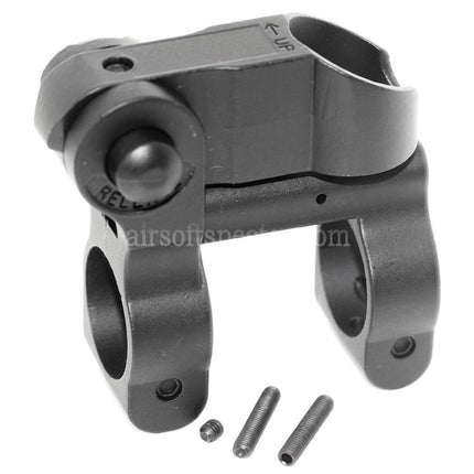 CYMA SPR Style MK12 MOD 0 Tactical Flip Up Front Sight For M4 M16 Series AEG Rifles Airsoft Black