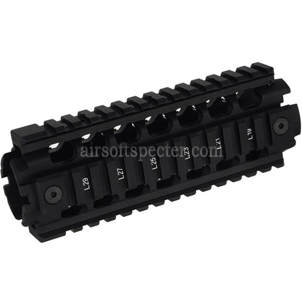 Système de rail de garde-main PTS Ergo Z pour fusils AEG séries M4 M16 Airsoft Noir