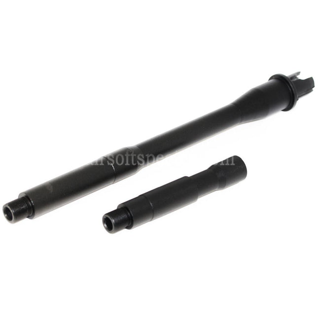 E&C 15 Aluminum CQB Outer Barrel Extension Tube -14mm CCW Counter-Clockwise Thread For M4 M16 Series AEG Rifles Airsoft Black