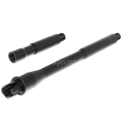 E&C 15 Aluminum CQB Outer Barrel Extension Tube -14mm CCW Counter-Clockwise Thread For M4 M16 Series AEG Rifles Airsoft Black