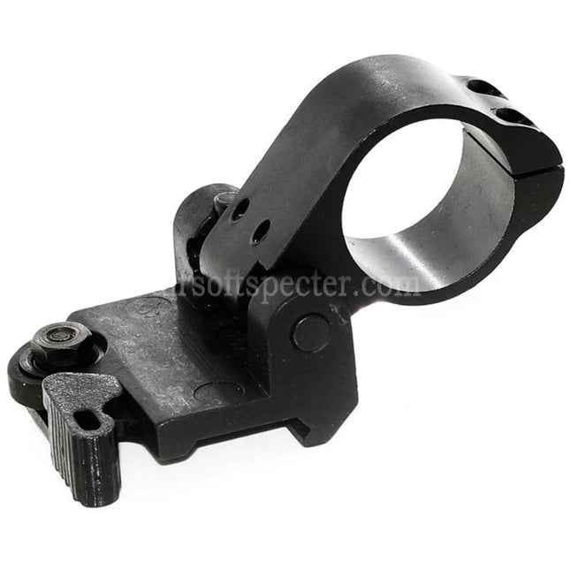 AIRSOFT SPECTER 30mm Tactical Flip-To-Side QD FTS Mount For 20mm Rail System Black