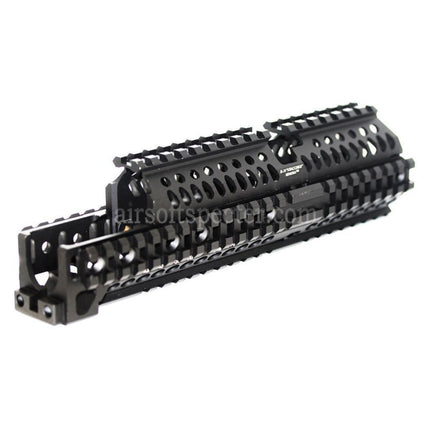 AIRSOFT SPECTER 260mm CNC Aluminum Zen Style Handguard Rail System For GHK LCT Tokyo Marui E&L CYMA AK Series AEG Rifles Black
