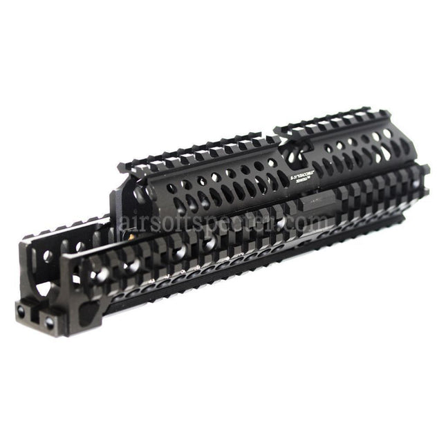 AIRSOFT SPECTER 260mm CNC Aluminum Zen Style Handguard Rail System For GHK LCT Tokyo Marui E&L CYMA AK Series AEG Rifles Black
