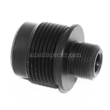 AIRSOFT SPECTER Barrel Silencer Compensator Adapter For Tokyo Marui WELL L96 (14mm CW To CCW) Series Sniper Rifles
