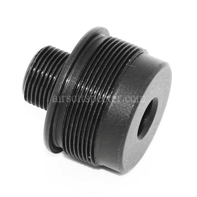 AIRSOFT SPECTER Barrel Silencer Compensator Adapter For Tokyo Marui VSR-10 / WELL MB02 (14mm CW To CCW) Series Sniper Rifles