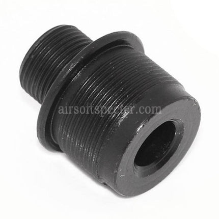 AIRSOFT SPECTER Barrel Silencer Compensator Adapter For Tokyo Marui VSR-10 / WELL MB03 (14mm CW To CCW) Series Sniper Rifles