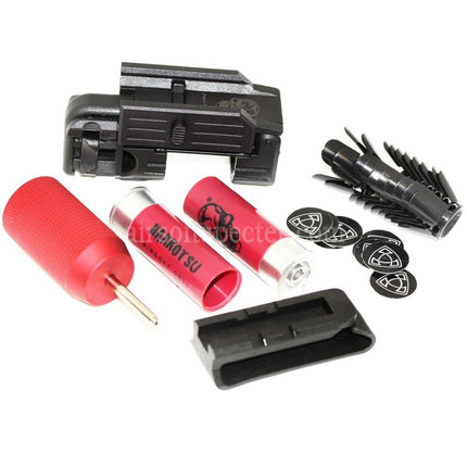 APS Smart Shot Mini Launcher with Cartridge Shell, Paintball Cylinder adaptor, Wad, Sealing Paper & Belt Loop