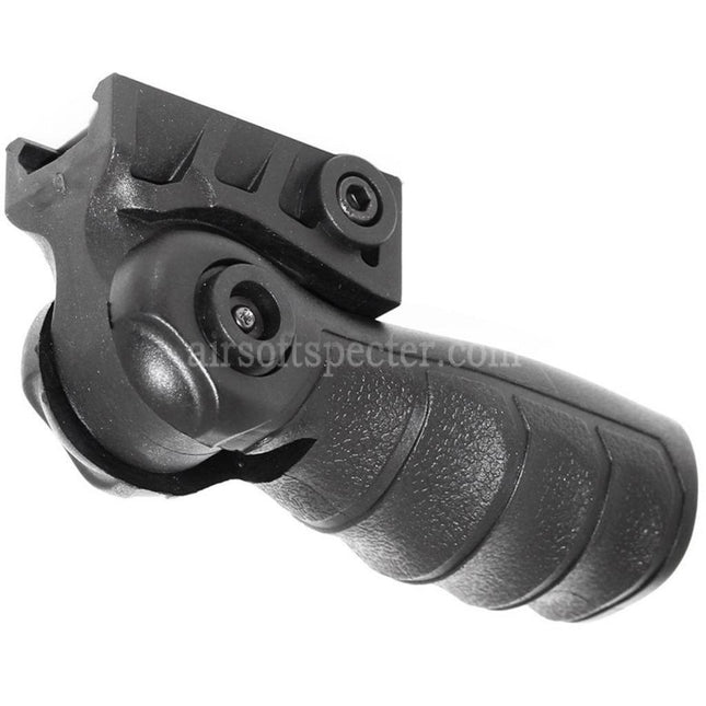 CYMA Folding Tactical RIS Vertical Grip For 20mm Rail System Black