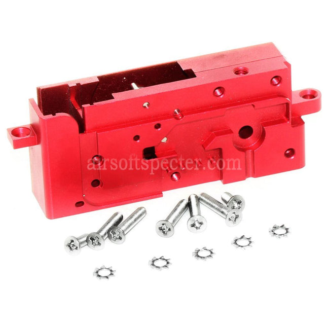AIRSOFT SPECTER CNC Ball Bearing Gearbox Shell For G&D DTW / Systema PTW Series Rifles Red