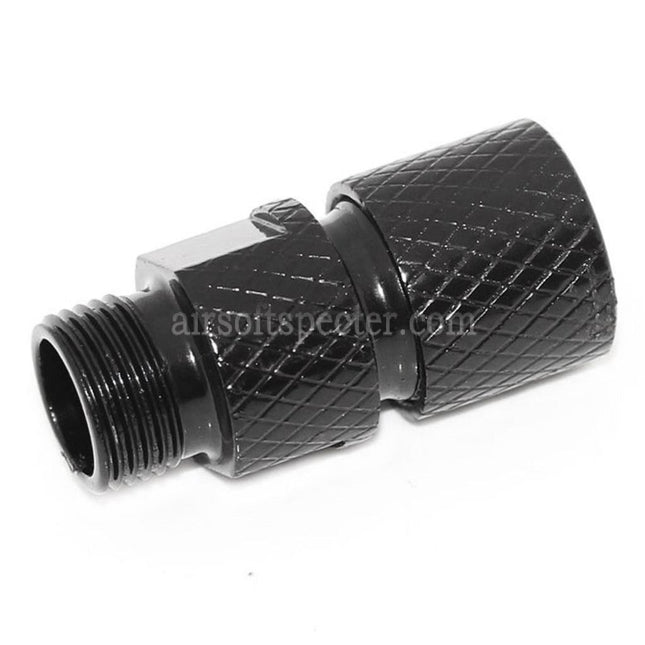 AIRSOFT SPECTER Barrel Silencer Compensator Adapter (-12mm To -14mm) with Wrench For Tokyo Marui G17 Series Pistols