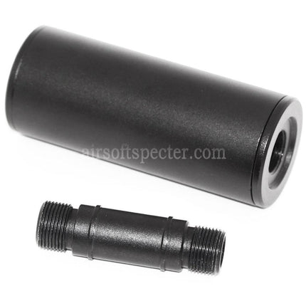 AIRSOFT SPECTER Silencer Suppressor -/+14mm CW/CCW with Adaptor Suitable For Tokyo Marui WELL R2 Vz61 Scorpion AEP SMG Rifles Airsoft