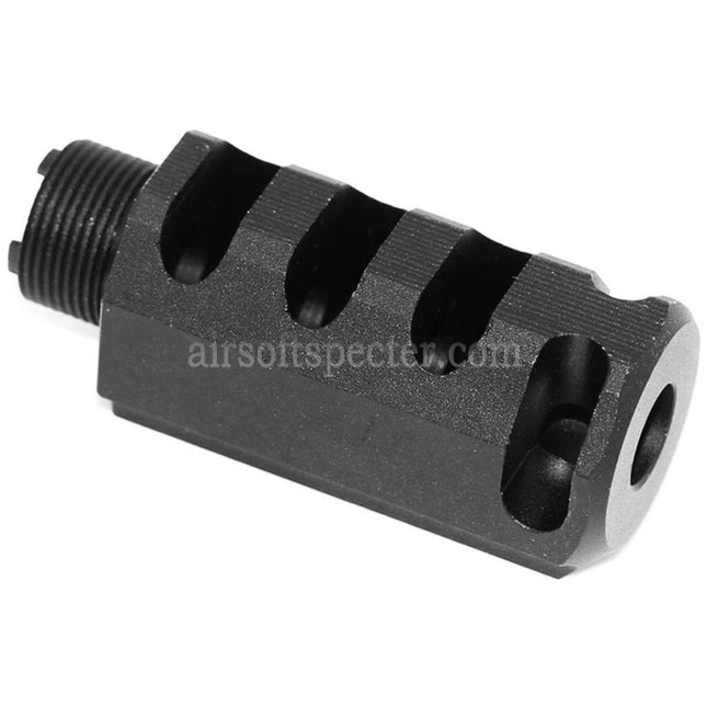 DOUBLE BELL 60mm/48mm Front Kit Compensator For DOUBLE BELL Tokyo Marui 1911 GBB Pistols Airsoft Black