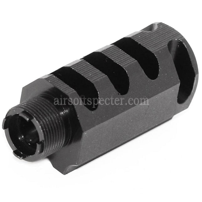 DOUBLE BELL 60mm/48mm Front Kit Compensator For DOUBLE BELL Tokyo Marui 1911 GBB Pistols Airsoft Black
